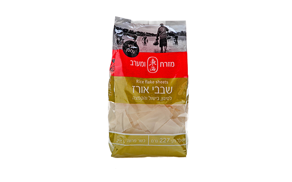 שבבי אורז מרובעים ללא גלוטן