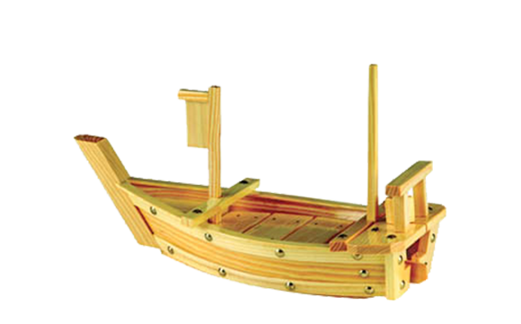 Wood Boat 60cm