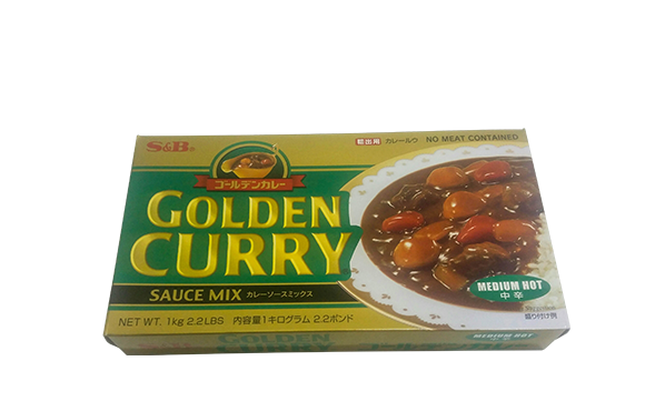Golden Curry Sauce mix medium hot