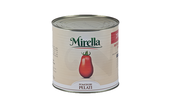 Mirella Whole peeled tomatoes 2,5 kg. O/T