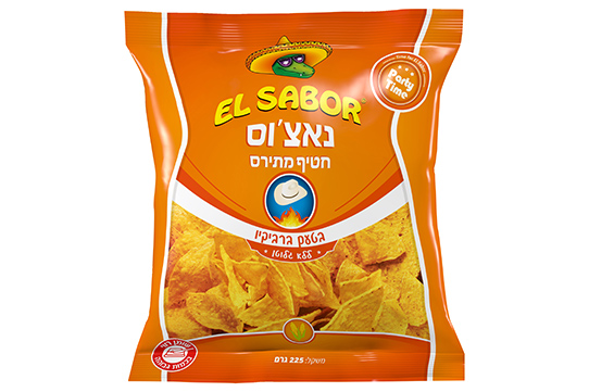 NACHO CHIPS BARBEQUE 225 g* 10 units / ctn