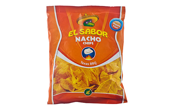 NACHO CHIPS BARBEQUE 100 g* 16 units / ctn