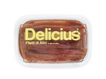 fillet of anchovies in olive oil 60gr*12/ctn