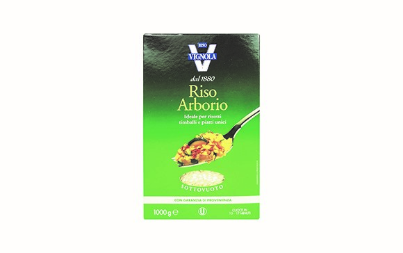 אורז לבן ארוך להכנת ריזוטו 1 ק"ג vignola)Arborio)