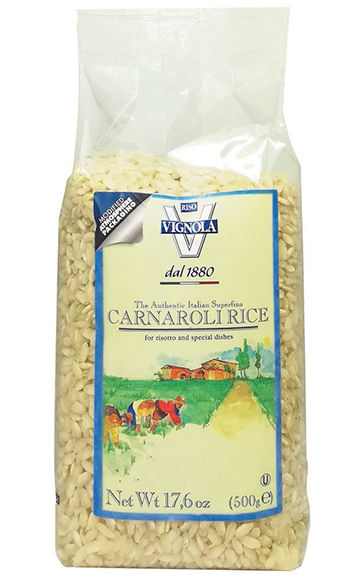 אורז לבן ארוך להכנת ריזוטו 500ג vignol) Carnaroli)