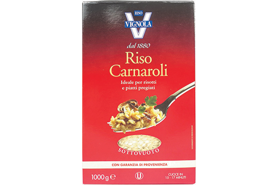 אורז לבן ארוך להכנת ריזוטו 1ק"ג vignol) Carnaroli)