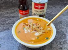 מרק כתום פרווה מושלם