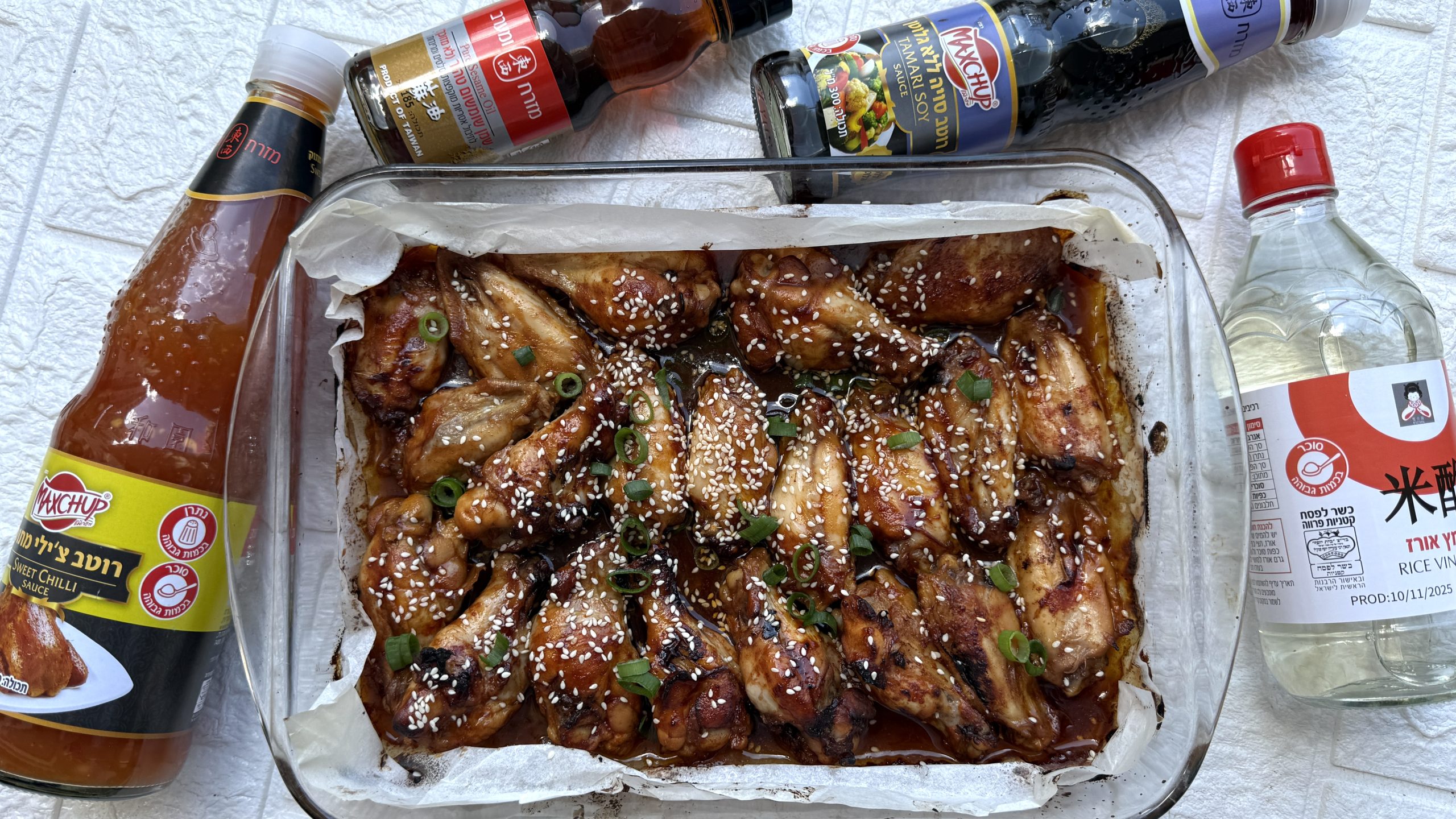 כנפיים אסיאתיות מטריפות כשרות לפסח